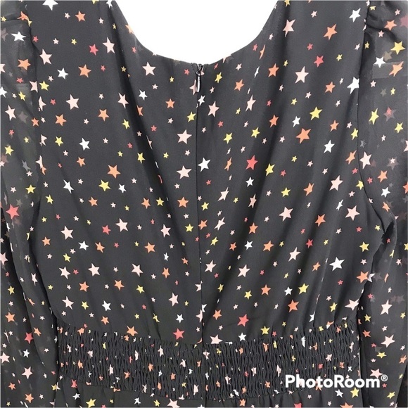 Le Lis Starry Nights black midi dress from Stitchfix size S NWT - Picture 7 of 10